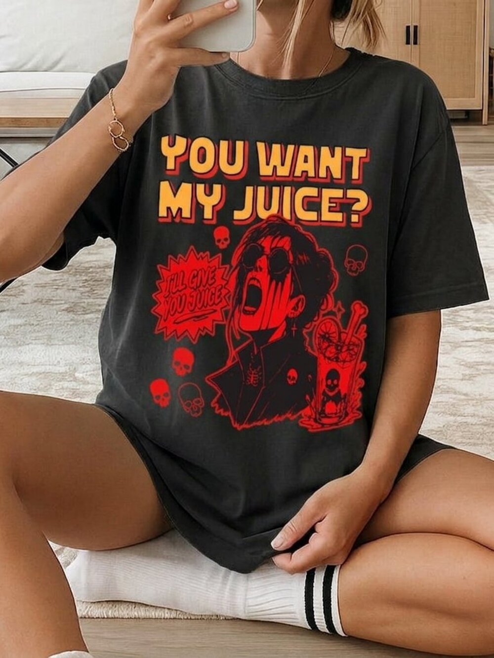Dark Necromancer Fantasy Graphic Tee, Gothic Sci-Fi Bookish Shirt